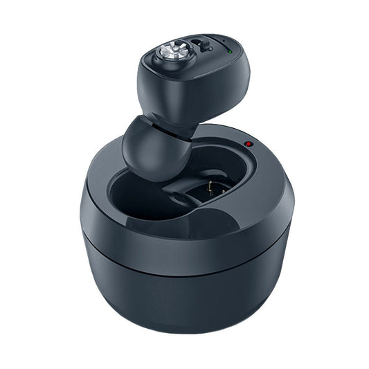 Aparat Auditiv Intraauricular In-Ear, Klevo, Amplificator de sunet pentru Auz, Minuscul Design Nou, 14 x 10 x 3.8 cm, 116 gr, Negru