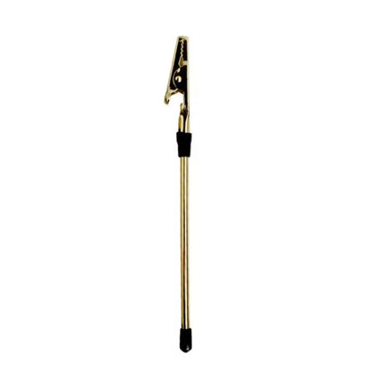 Clema mini pentru fixarea bijuteriilor, Klevo, din Metal, Ajutor pentru Bratari, Incuietori, Fermoare, Ajustare, Clema pentru Gura, 15.5 cm, Auriu