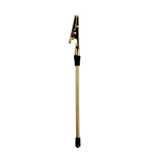Clema mini pentru fixarea bijuteriilor, Klevo, din Metal, Ajutor pentru Bratari, Incuietori, Fermoare, Ajustare, Clema pentru Gura, 15.5 cm, Auriu