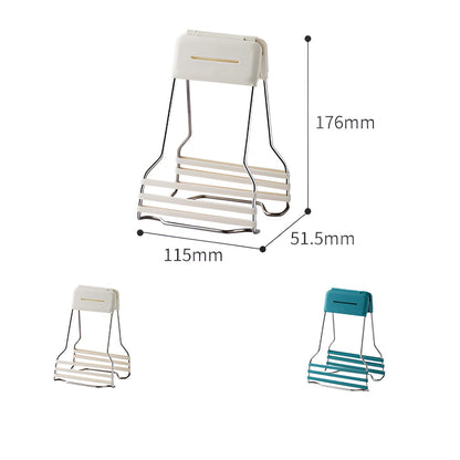 Clema pentru Boluri, Klevo, Anti-Alunecare, din Silicon, de Uz Casnic, Rezistent la Temperaturi Inalte, 17.6x11.5x5.15cm, Gri