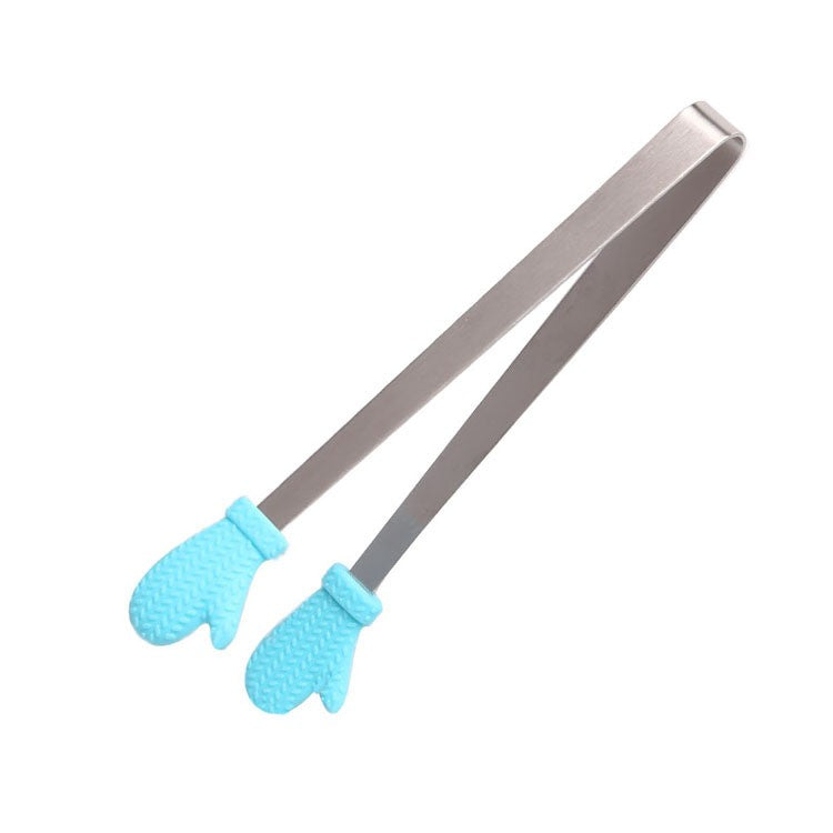 Cleste Creativ pentru Mancare, Klevo, Model Manusi din Silicon, 14.5x3 cm, Rezistent la Temperaturi Inalte si Coroziune, Albastru