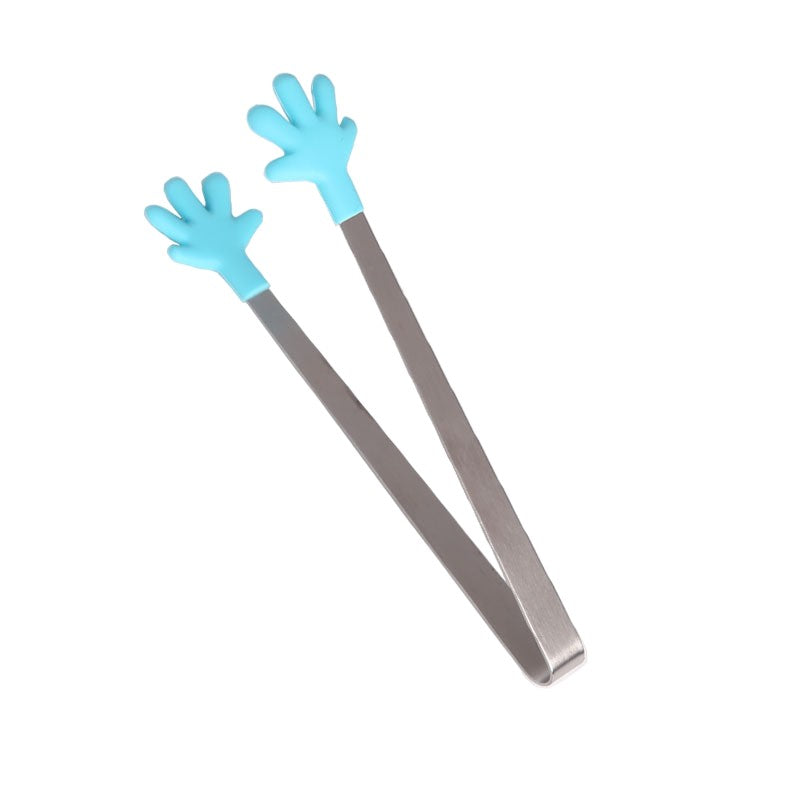 Cleste Creativ pentru Mancare, Klevo, Model Manute din Silicon, 14.5x3 cm, Rezistent la Temperaturi Inalte si Coroziune, Albastru