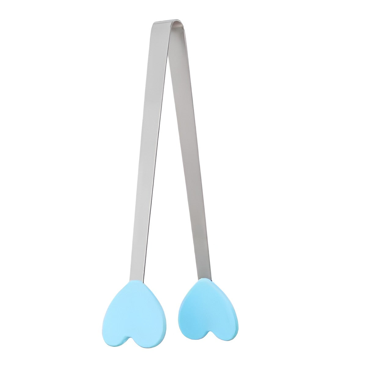 Cleste Creativ pentru Mancare, Klevo, Model Inimioare din Silicon, 14.5x3 cm, Rezistent la Temperaturi Inalte si Coroziune, Albastru