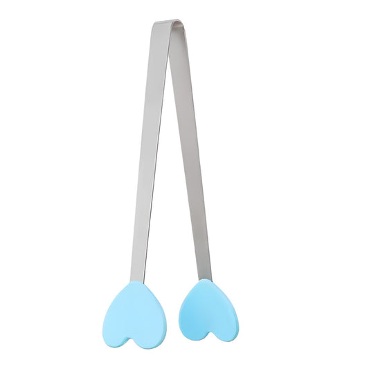 Cleste Creativ pentru Mancare, Klevo, Model Inimioare din Silicon, 14.5x3 cm, Rezistent la Temperaturi Inalte si Coroziune, Albastru