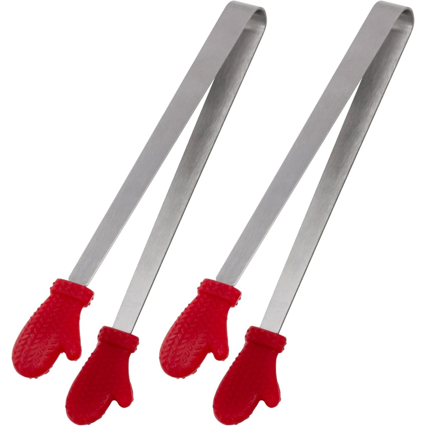 Cleste Creativ pentru Mancare, Klevo, Model Manusi din Silicon, 14.5x3 cm, Rezistent la Temperaturi Inalte si Coroziune, Rosu