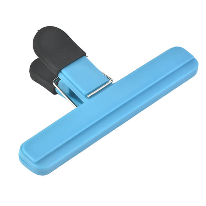 Cleste Multifunctional pentru Sigilarea Pungilor, Klevo, din Plastic, Mentine Alimentele Proaspete, 15x7.5 cm, Albastru