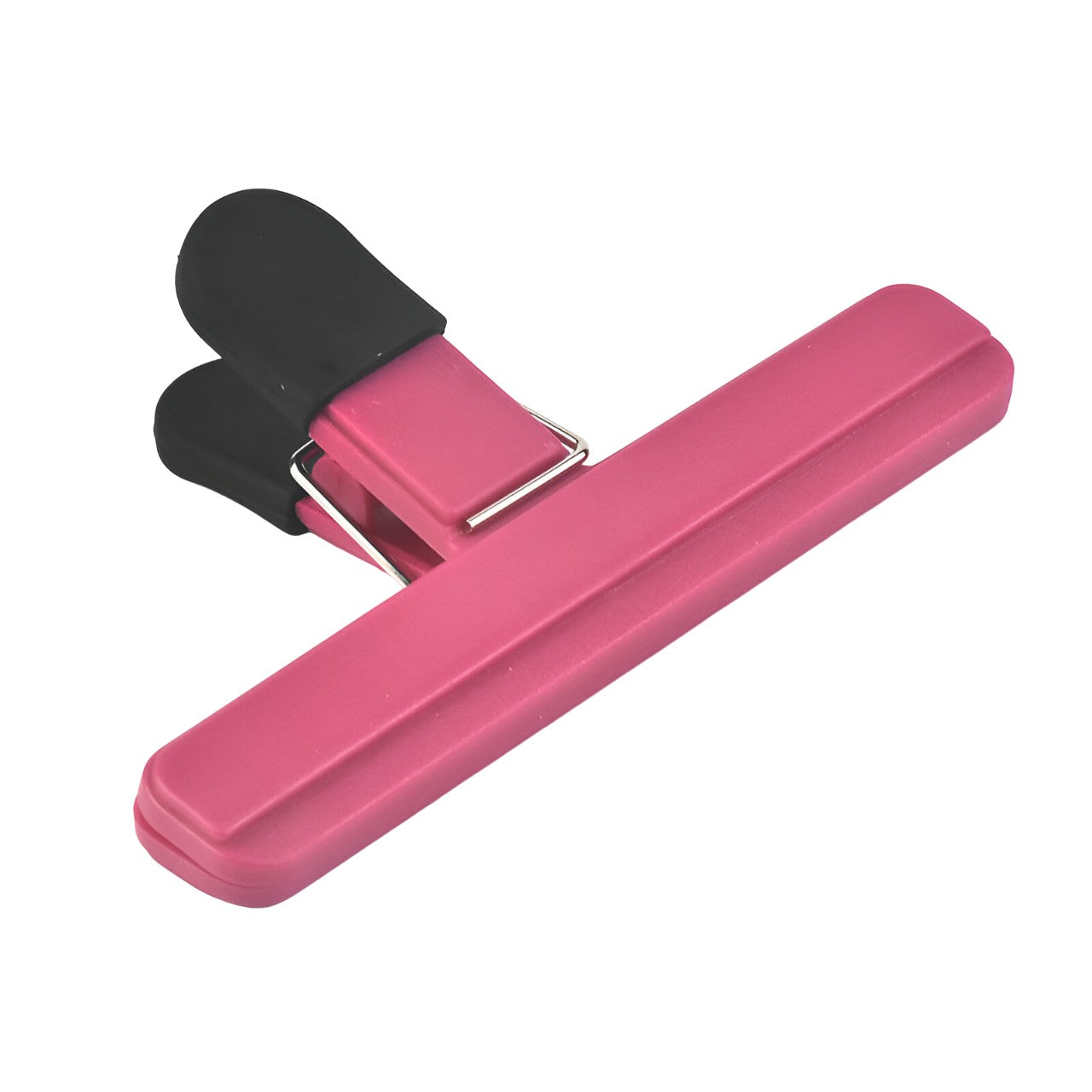 Cleste Multifunctional pentru Sigilarea Pungilor, Klevo, din Plastic, Mentine Alimentele Proaspete, 15x7.5 cm, Roz