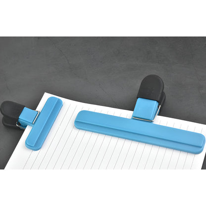 Cleste Multifunctional pentru Sigilarea Pungilor, Klevo, din Plastic, Mentine Alimentele Proaspete, 7x6.5 cm, Albastru