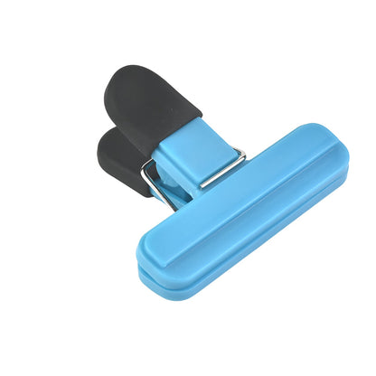 Cleste Multifunctional pentru Sigilarea Pungilor, Klevo, din Plastic, Mentine Alimentele Proaspete, 7x6.5 cm, Albastru