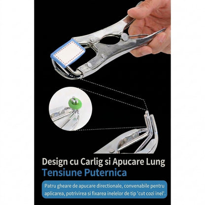 Cleste Pentru Castrarea Animalelor, Klevo, Control Temperatura 40 Grade, 3.5 W, 21 x 6 cm, Albastru