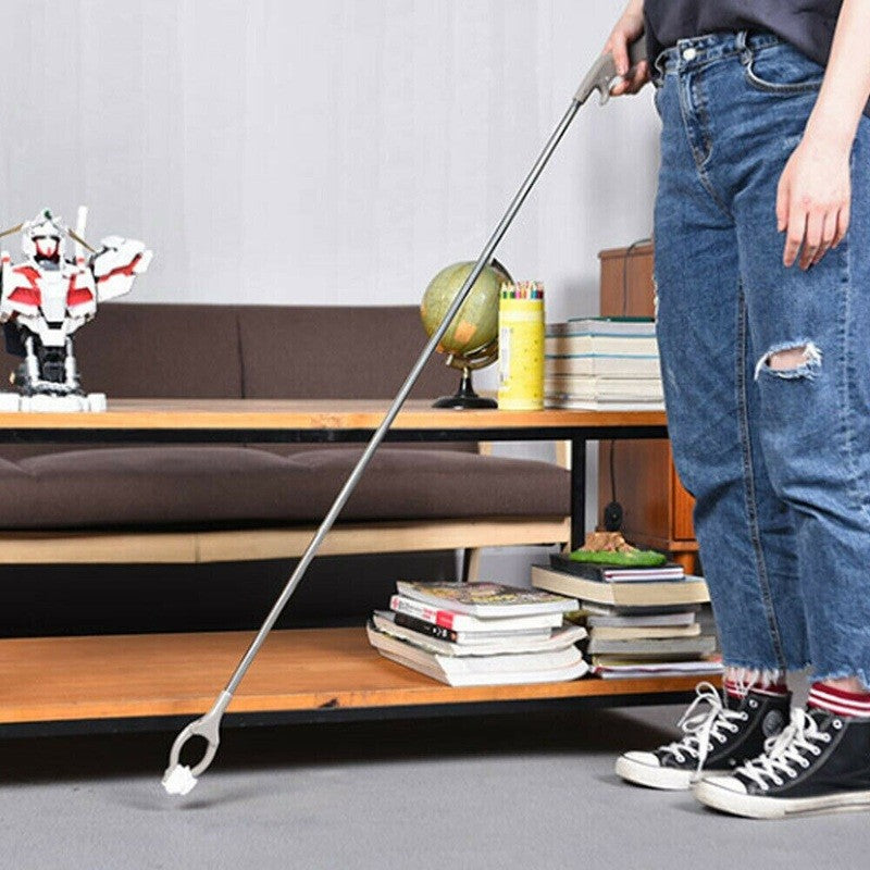 Cleste pentru Colectarea Deseurilor, Klevo, din Metal si Plastic, 77.5 cm, Fara Maini Murdare, Gri