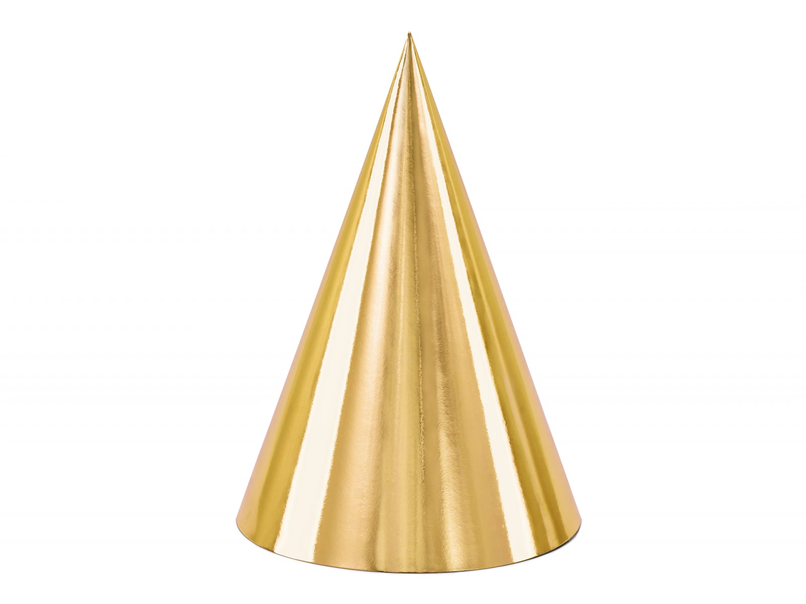 Coifuri de petrecere, aurii, 16 cm (6 buc. / 1 pachet)