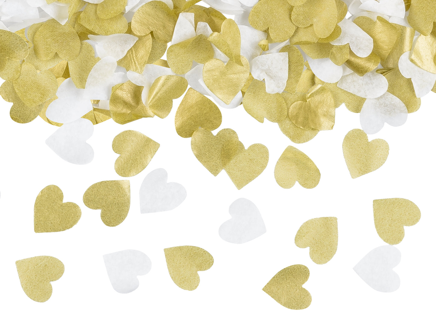 Confetti aruncate manual cu inimi, mix, 35 cm
