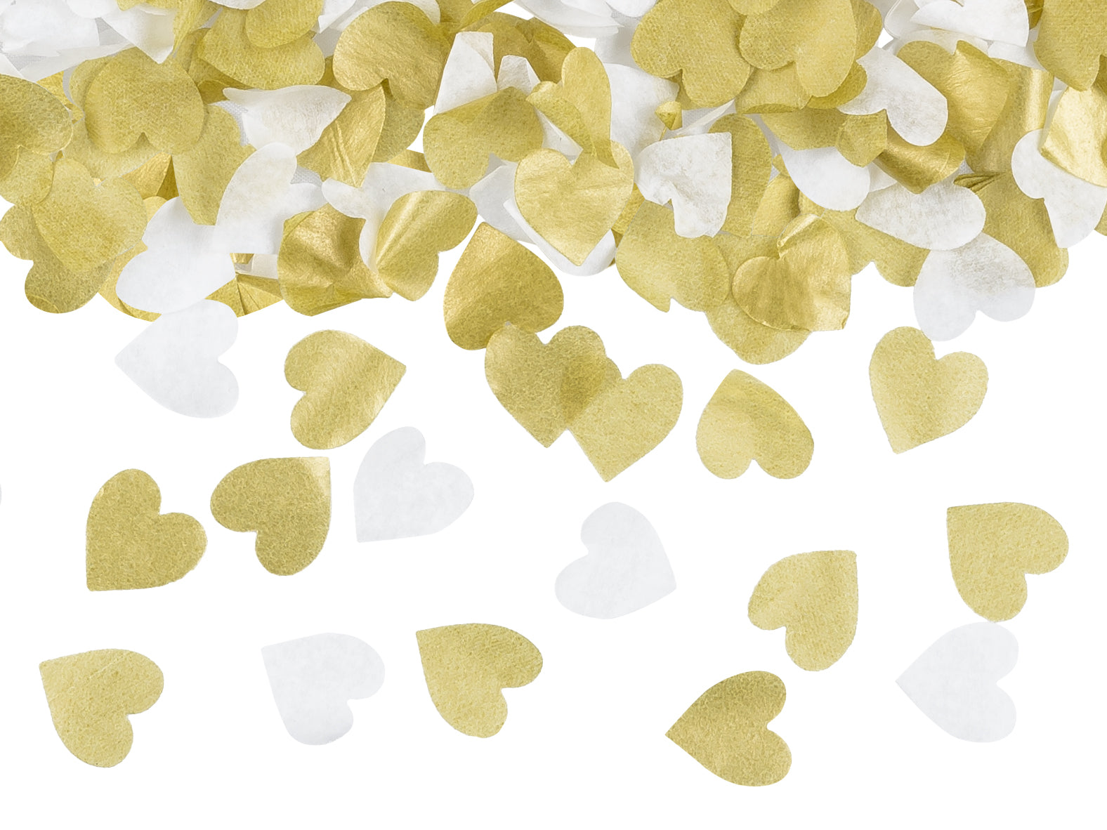 Confetti aruncate manual cu inimi, mix, 35 cm
