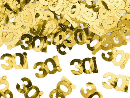 Confetti metalic, numărul 30, 15g