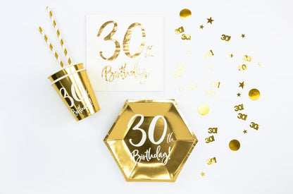 Confetti metalic, numărul 30, 15g