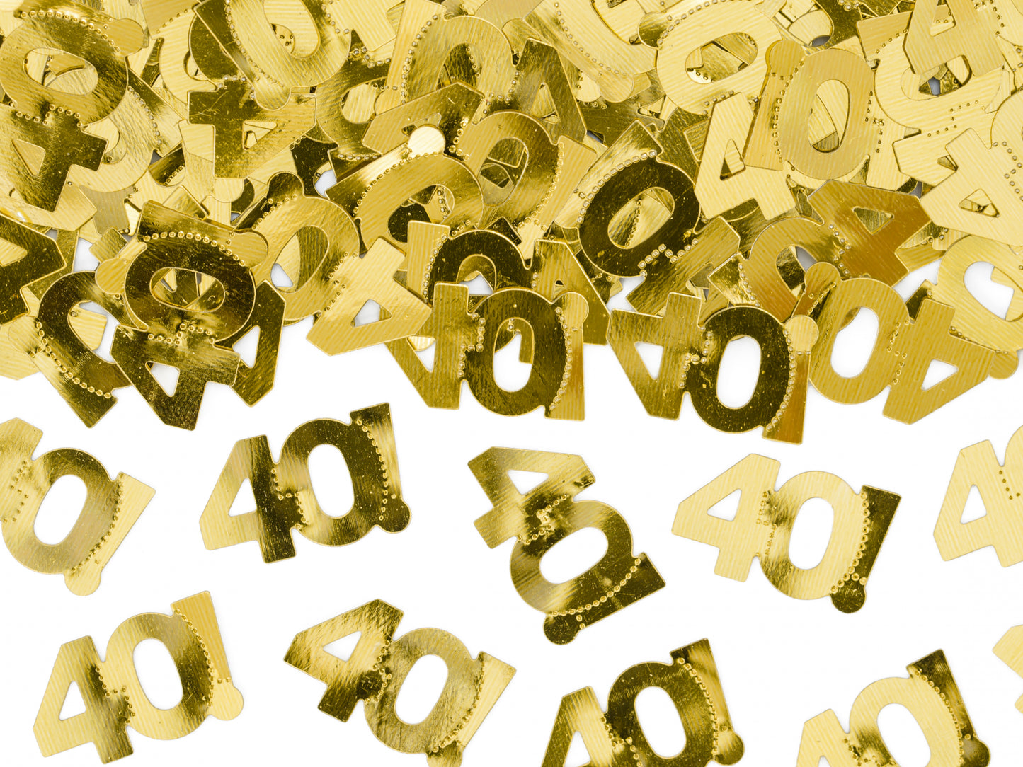 Confetti metalic, numărul 40, 15g