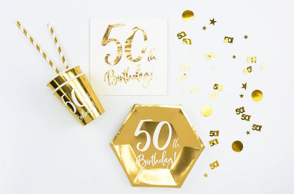 Confetti metalic, numărul 50, 15g