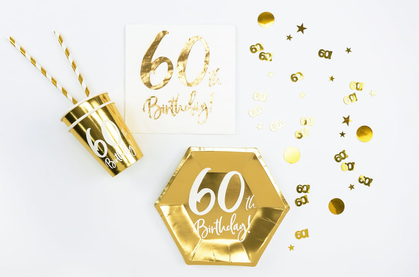 Confetti metalic, numărul 60, 15g