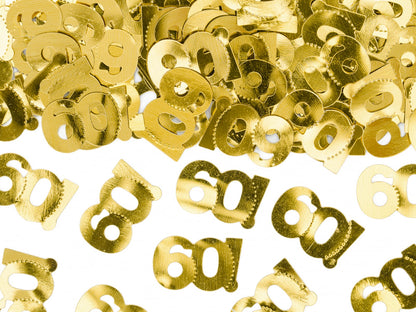 Confetti metalic, numărul 60, 15g