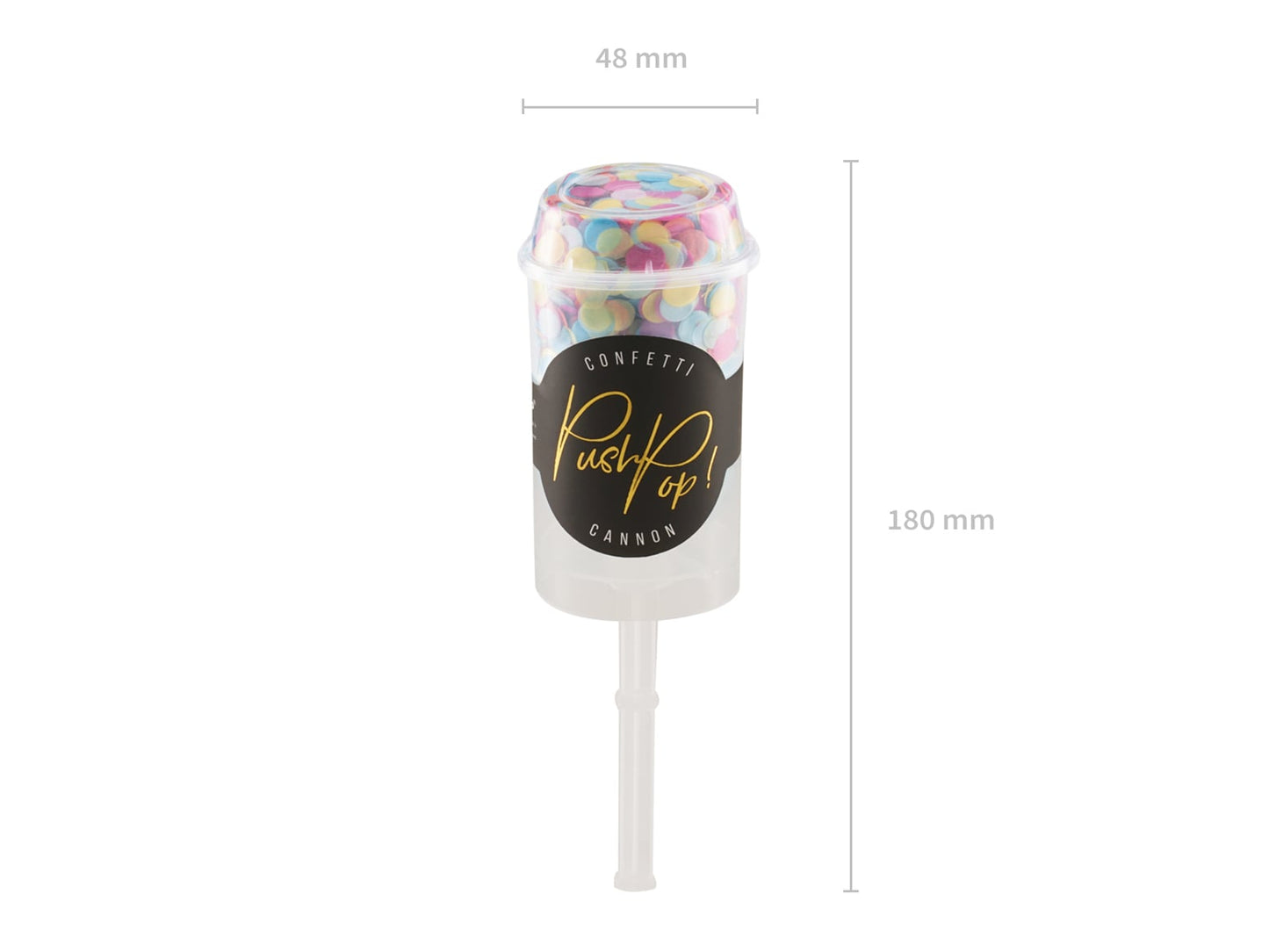 Confetti push pop, mix