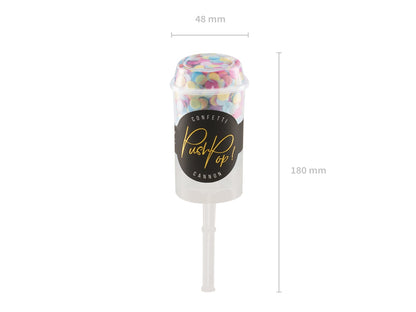 Confetti push pop, mix