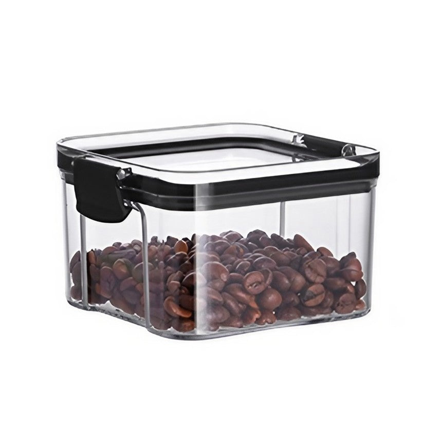 Recipient din Plastic, Klevo, pentru Alimente/Obiecte, Inchidere Ermetica, 10.2 x 6.6 cm, 460 ml, Transparent