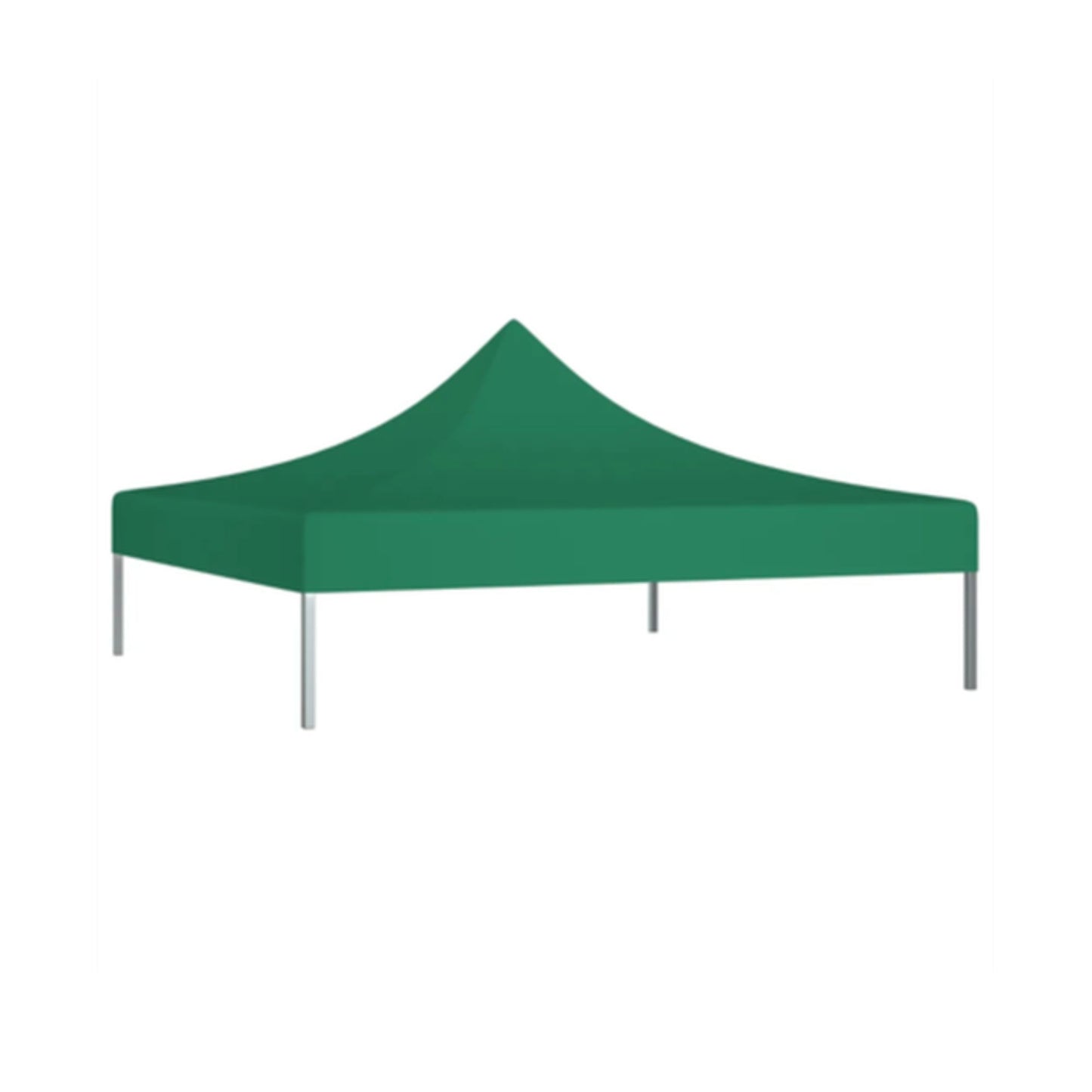 Copertina pentru Pavilion, Klevo, Acoperis Cort, Pliabil, Copertina Rezistenta 420D, 280 g/m2, Protectie Ideala la Soare si Ploaie, 3 x 3 m, Verde