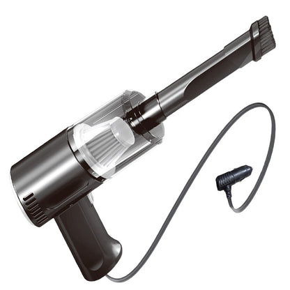 Aspirator Portabil Auto, Klevo, Tip Pistol K7A, Pentru Casa si Masina, Cablu Auto, 36 x 17 cm, Negru