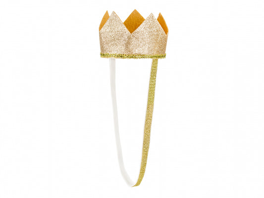 Coroană aurie printese 8.5cm