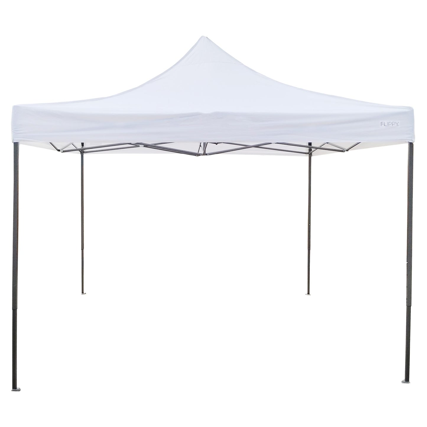 Cort Pavilion Pliabil 3x3m, Klevo, Cadru Metal Pliabil Ranforsat, Acoperis 420D 185 g/m, Polyester Oxford pentru Curte, Gradina, Evenimente, Alb