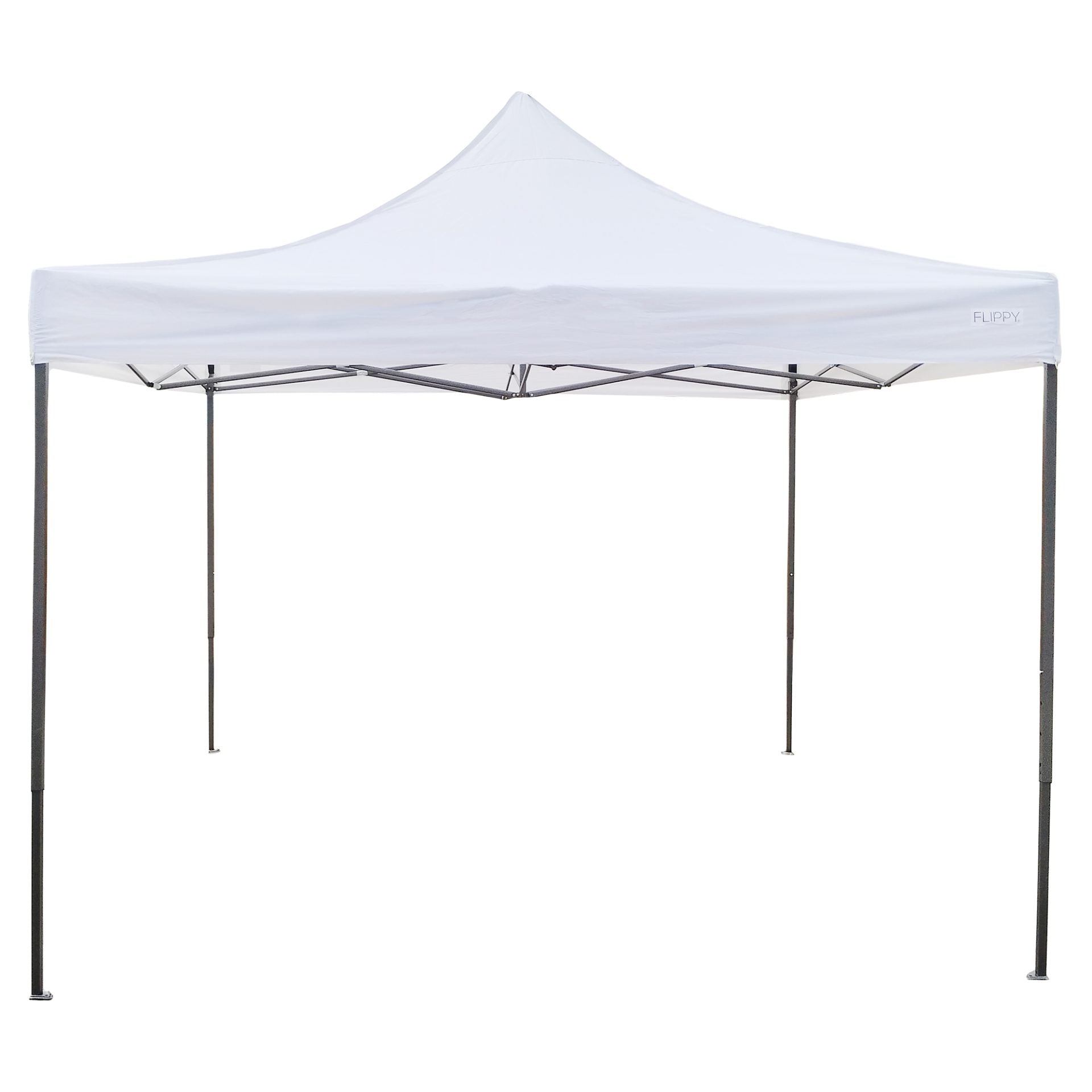 Cort Pavilion Pliabil 3x3m, Klevo, Cadru Metal Pliabil Ranforsat, Acoperis 420D 185 g/m, Polyester Oxford pentru Curte, Gradina, Evenimente, Alb
