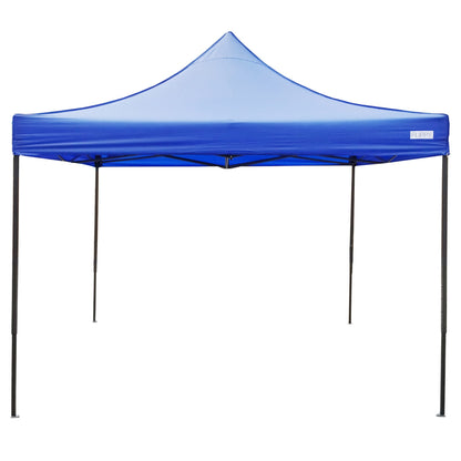Cort Pavilion Pliabil 3x3m, Klevo, Cadru Metal Pliabil Ranforsat, Acoperis 420D 185 g/m, Polyester Oxford pentru Curte, Gradina, Evenimente, Albastru