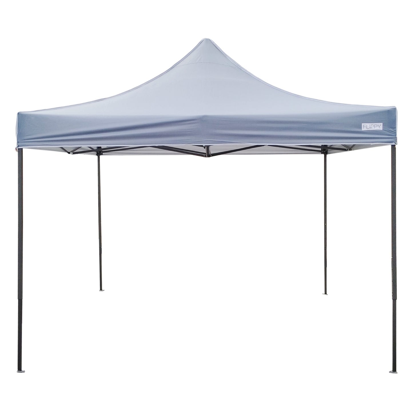 Cort Pavilion Pliabil 3x3m, Klevo, Cadru Metal Pliabil Ranforsat, Acoperis 420D 185 g/m, Polyester Oxford pentru Curte, Gradina, Evenimente, Gri