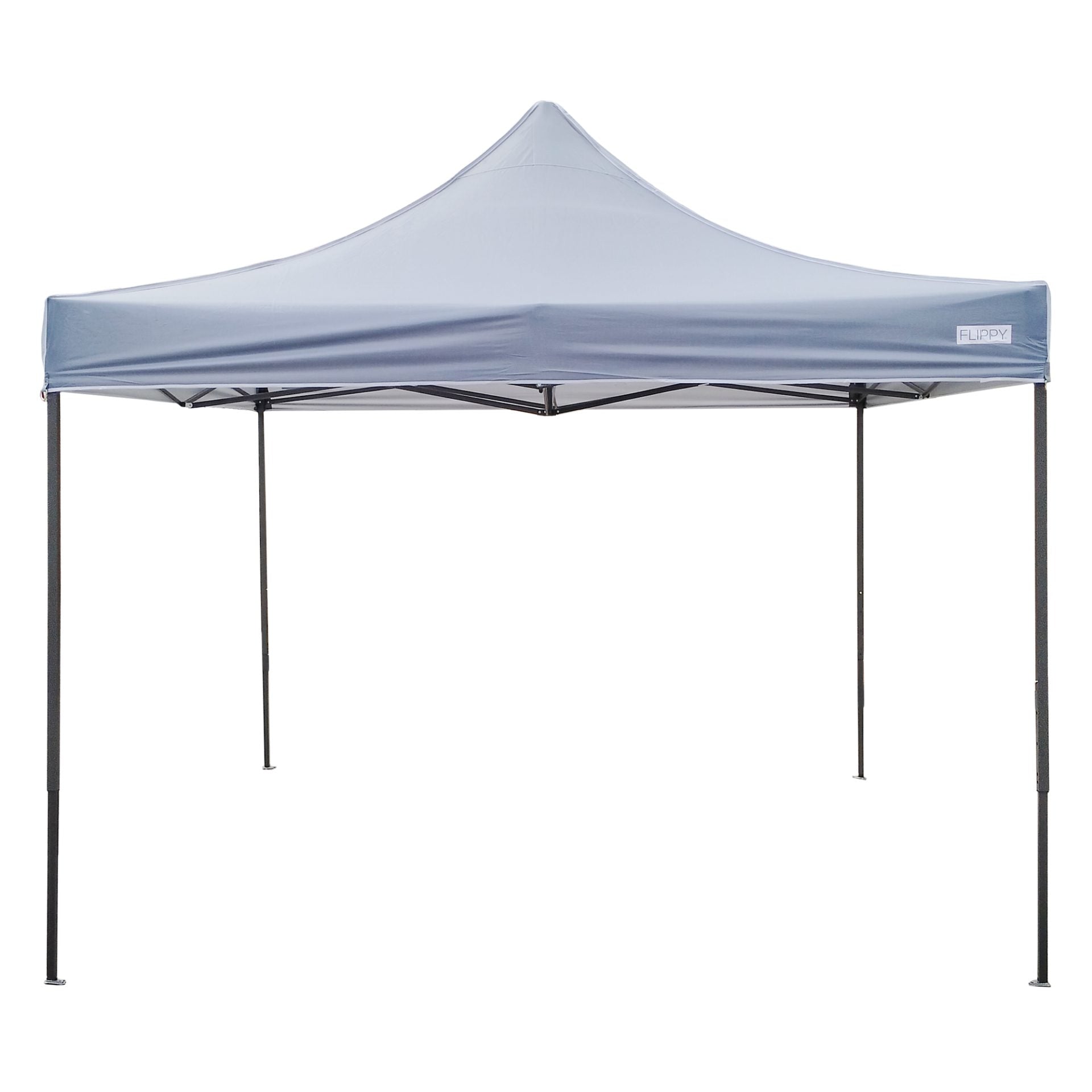 Cort Pavilion Pliabil 3x3m, Klevo, Cadru Metal Pliabil Ranforsat, Acoperis 420D 185 g/m, Polyester Oxford pentru Curte, Gradina, Evenimente, Gri