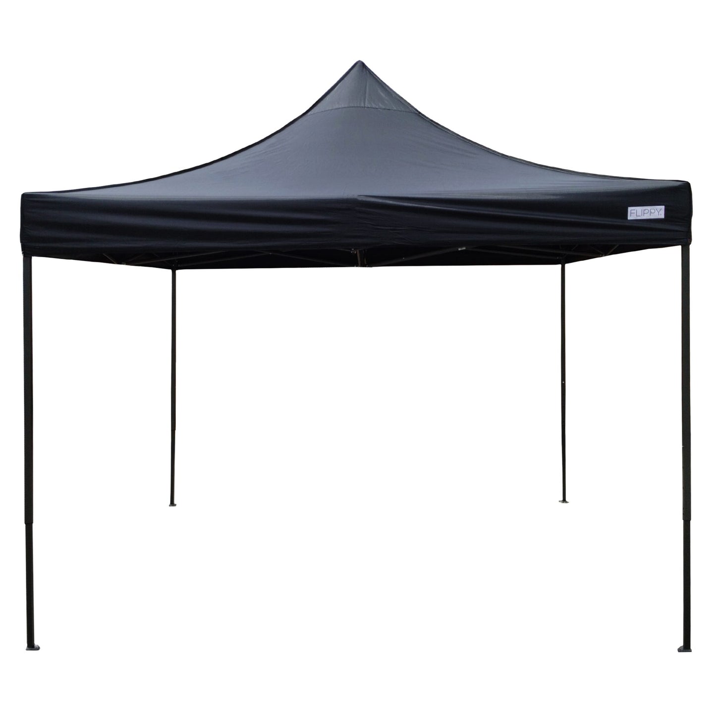 Cort Pavilion Pliabil 3x3m, Klevo, Cadru Metal Pliabil Ranforsat, Acoperis 420D 185 g/m, Polyester Oxford pentru Curte, Gradina, Evenimente, Negru