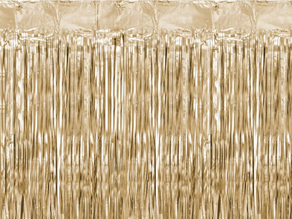 Cortină de petrecere, aurie, 90x250cm