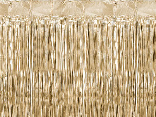 Cortină de petrecere, aurie, 90x250cm
