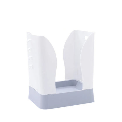 Cos de Gunoi Extensibil, Klevo, din Plastic, Reglabil, Pliabil, Versatil, pentru Bucatarie, Baie sau Birou, Cos Universal, 21x25x17 cm, Alb Gri
