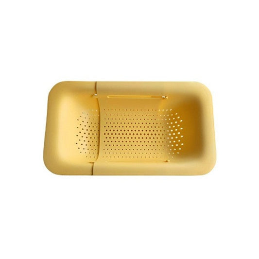 Cos pentru Scurgere Chiuveta de Bucatarie, Klevo, Plastic, Telescopic, 36x20x5 cm, Galben