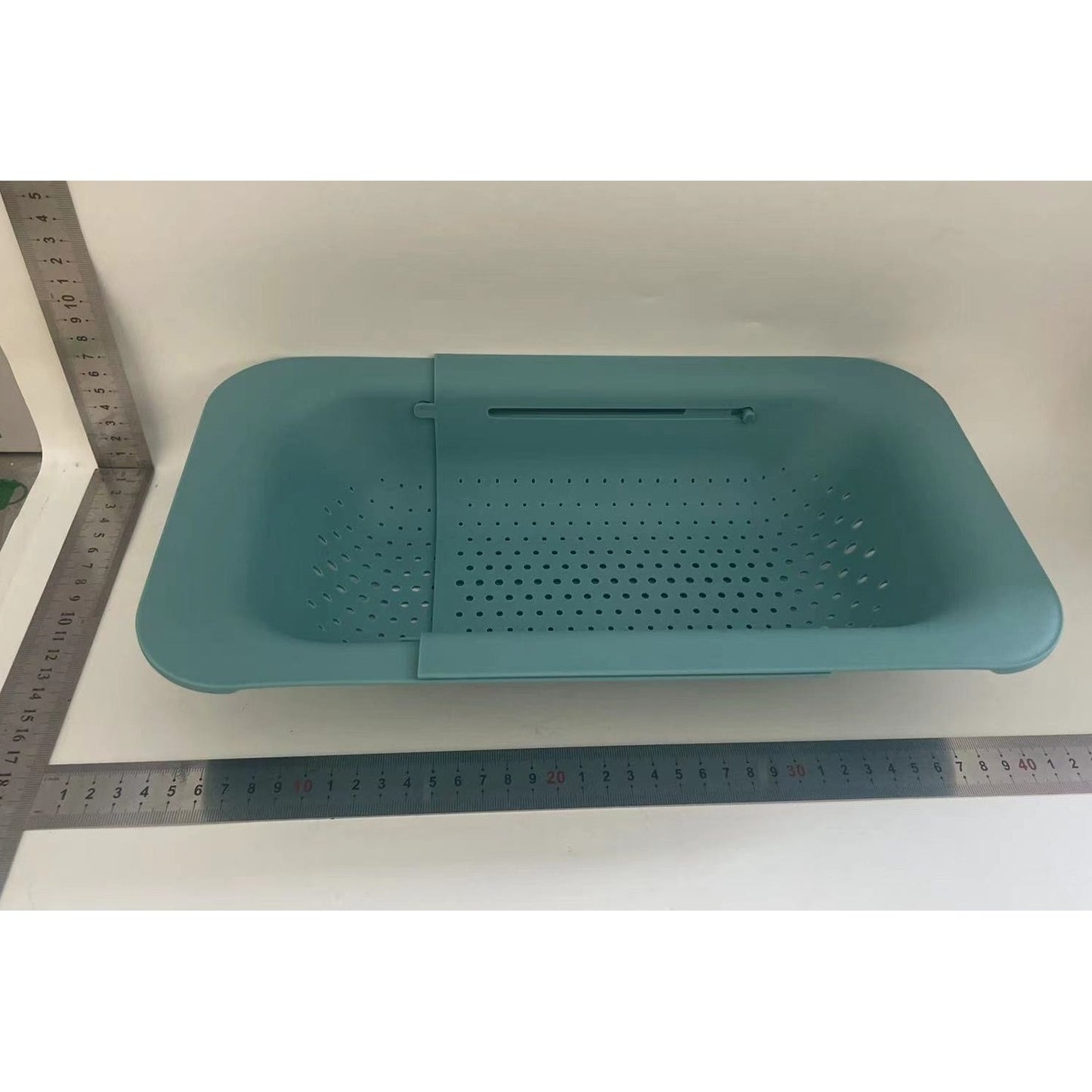 Cos pentru Scurgere Chiuveta de Bucatarie, Klevo, Plastic, Telescopic, 36x20x5 cm, Verde