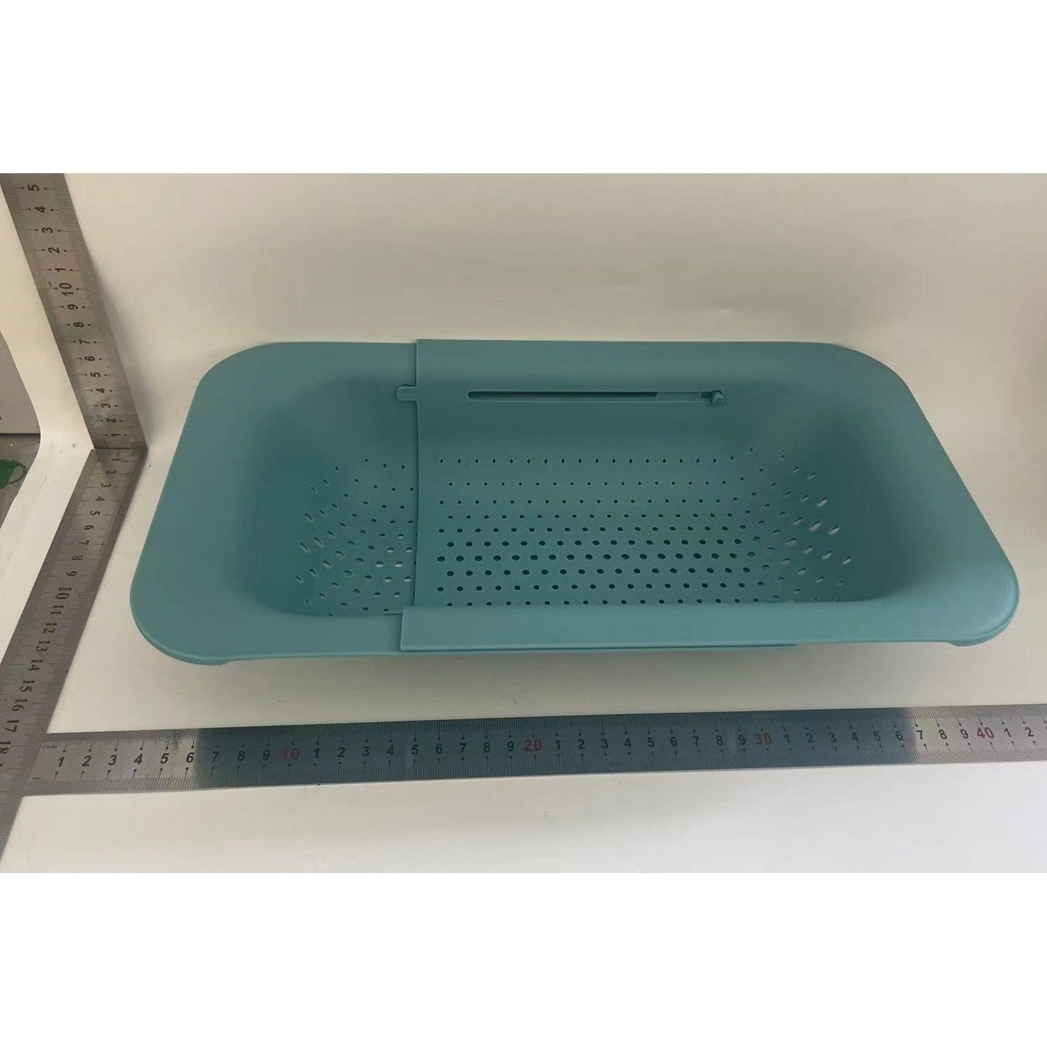 Cos pentru Scurgere Chiuveta de Bucatarie, Klevo, Plastic, Telescopic, 36x20x5 cm, Verde