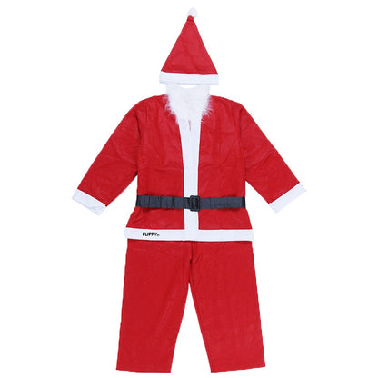 Costum Mos Craciun Klevo® Baiat, 10-12 ani, 5 piese, Polar