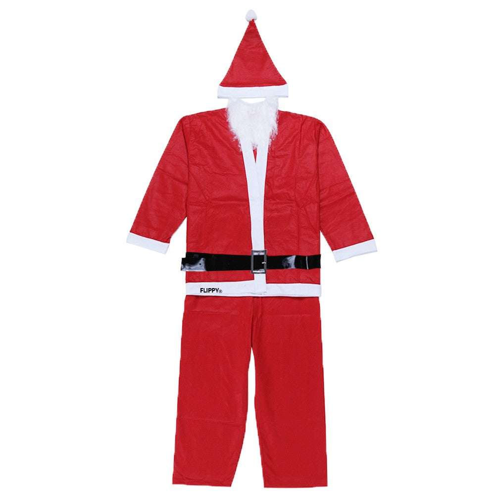 Costum Mos Craciun Klevo® Barbat, Adult, 5 piese, Polar