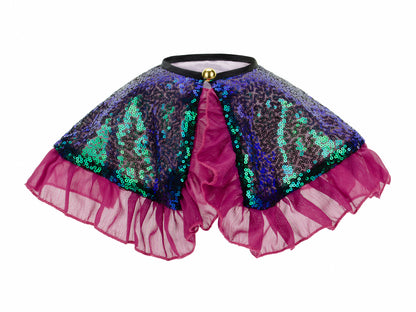 Costum pentru fetiță -pelerina cu paiete