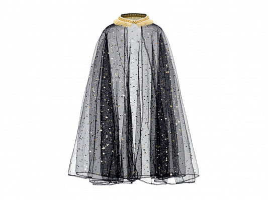 Costum pentru fetiță - Pelerina neagră