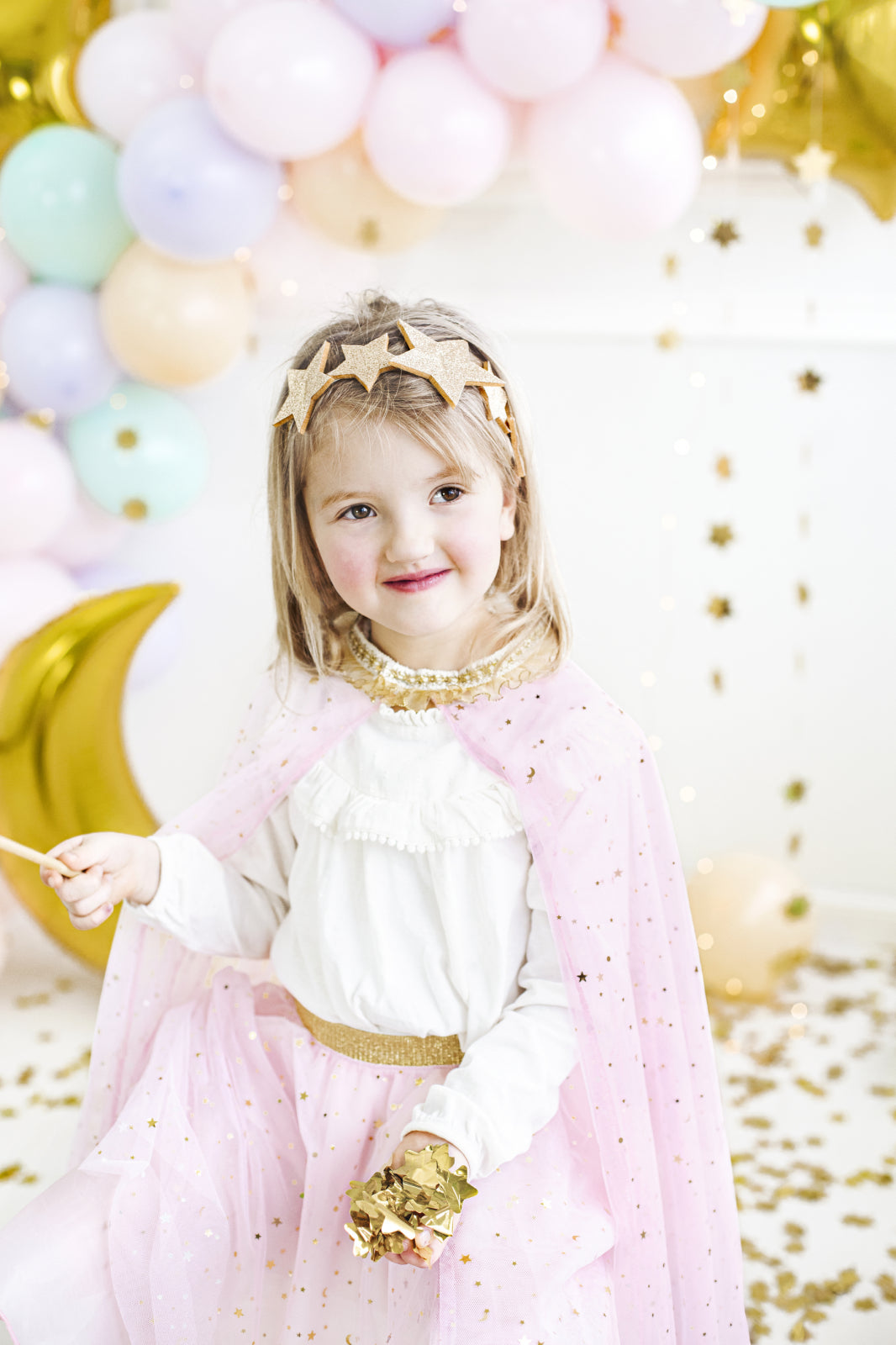 Costum prințesă - pelerina roz