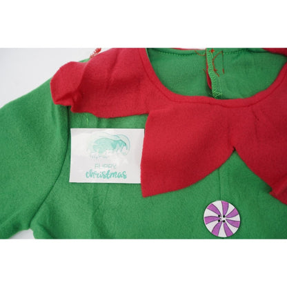 Costum Spiridus, Klevo, Baieti, 1-3 ani, Verde, Poliester