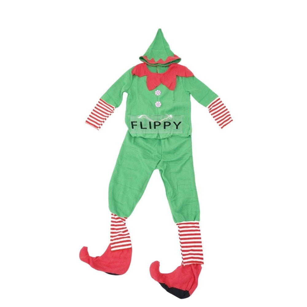 Costum Spiridus, Klevo, Baieti, 1-3 ani, Verde, Poliester