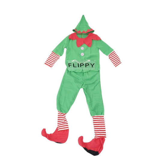 Costum Spiridus, Klevo, Baieti, 4-6 ani, Verde, Poliester